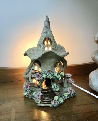 1. Fairy house lamp
