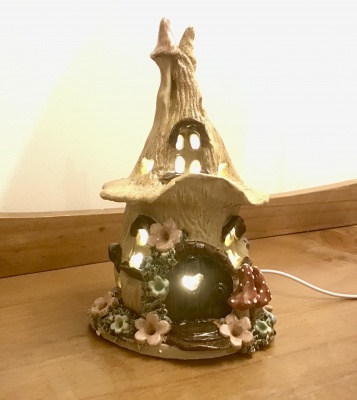 Fairy house with electrics