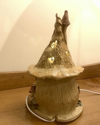 Fairy house with electrics