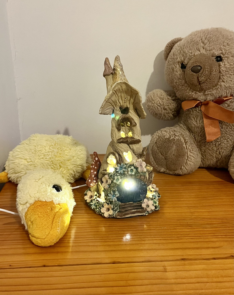 Tall Fairy House Lamp