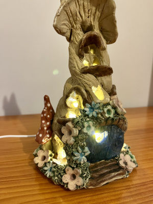 Tall Fairy House Lamp