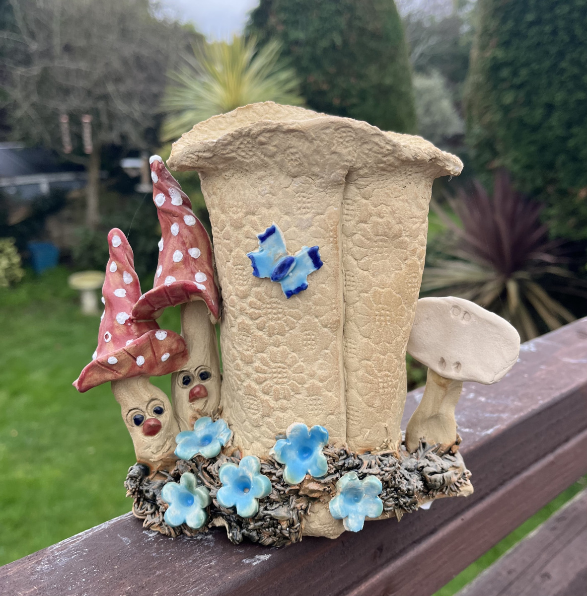 Mushroom men money box